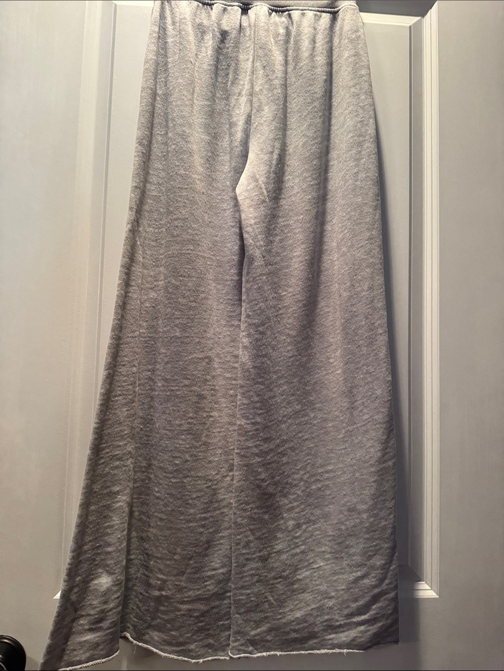 Alternative Light Gray Wide Leg Drawstring Pants - Picture 4 of 5